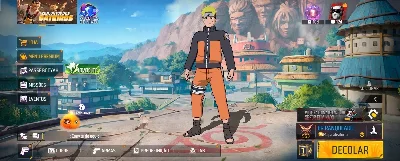 Conta FF bot com skin do Naruto com 2 transformações - Free Fire