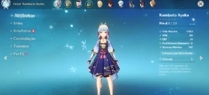 Conta genshin impact AR 07 Ayaka, Alhaitham