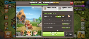 Clash of Clans CV 15 INDO PARA CV 16 COM ***6** CONSTRUTORES