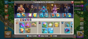 Clash Of Clans Cv 15 Com 5 Construtores Da Pra Mudar De Nome
