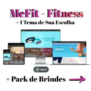 Tema Shopify MeFit - Tema Fitness + Atualizações e Bônus