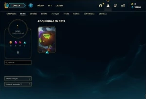 Conta Diamante 1 com 25 Champs e 1 Skin - League of Legends LOL