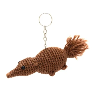 Chaveiro tamanduá em amigurumi - Artesanato e Personalizados