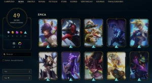 Conta League of Legends Full Acesso - 145 Champs e 49 Skins LOL