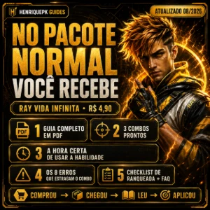 Ray Vida Infinita | Derruba Na Hora e Não Morre | OB54 - Free Fire