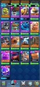 VENDO CONTA NV 11 DE CLASH ROYALE, QUASE TODAS AS CARTAS