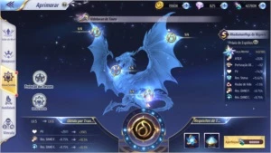 Conta Saint Seiya awakening  servidor A125  770  gemas SSA