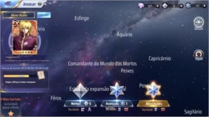 Conta Saint Seiya awakening  servidor A125  770  gemas SSA
