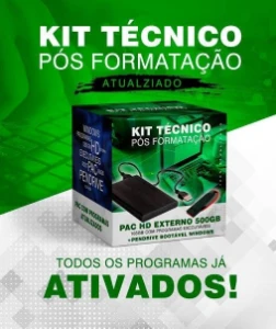 Combo Formatação completo Pré e Pós - Outros