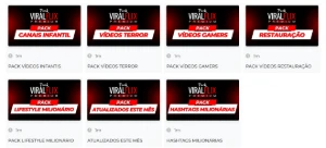 Pack ViralFlix Premium (Vídeos Virais) - Vídeos e Cortes Cortes Virais