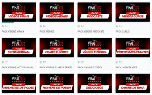 Pack ViralFlix Premium (Vídeos Virais) - Vídeos e Cortes Cortes Virais