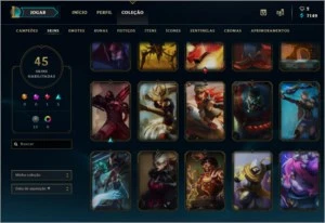 Conta Prata 1 League of Legends BR LOL