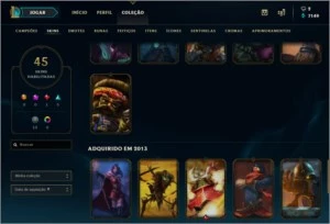 Conta Prata 1 League of Legends BR LOL
