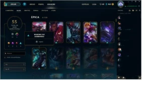 Conta Diamante 5 LOL - League of Legends