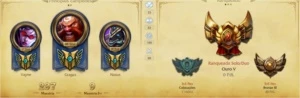 Conto OURO V +80 Champions +35 SKINS - League of Legends LOL