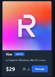 Hack Minecraft Rise Client Lifetime Original (Vantage.Rip)