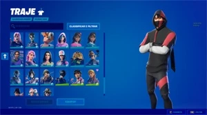 CONTA FORTNITE + EPIC GAMES COM IKONIK E GLOW DESDE TEMP 4