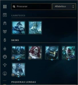 Vendo conta prata II, Honra 3, 58 skins: - League of Legends LOL