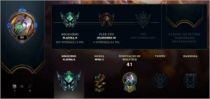Conta Platina 2 League of Legends LOL