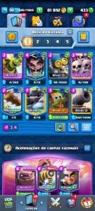 Conta clash royale quase todas as cartas