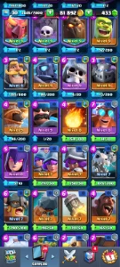 Conta clash royale quase todas as cartas
