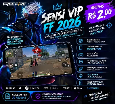 Sensi - FF | Aproveite Antes Que Descubram 2026 🔥 - Free Fire