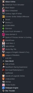 Conta Steam pra sair logo