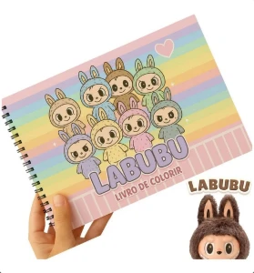 PDF do Livro De Colorir Labubu Estilo Bobbie Goods 50 Pag - eBooks