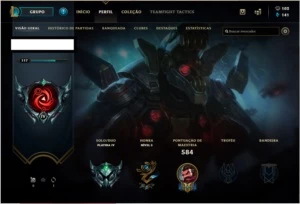 Conta LOL / Todos campeões / Platina 4 / + de 100 skins - League of Legends