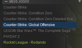 Conta da Steam