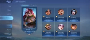 Conta completa mobile legends
