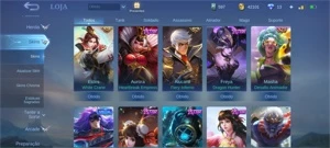 Conta completa mobile legends