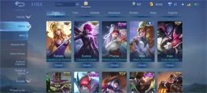 Conta completa mobile legends