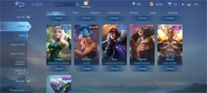 Conta completa mobile legends
