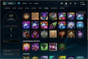 Conta ouro 3 com 17 skins e 38 champs - League of Legends LOL