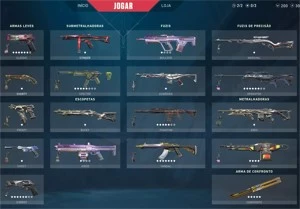 Conta NFA Valorant 20-40 Skins