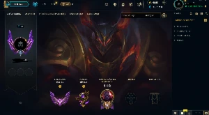 Conta upada a mão, mestre 135 pdl 4k de rp - League of Legends LOL