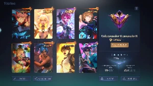 Conta com skins jujutsu kaisen, collector e AOTK - Mobile Legends