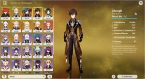 Venda Conta Genshin AR56 Ayaka, Xiao, Kazuha e Zhongli. - Genshin Impact