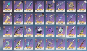 Conta AR 60 COM COLUMBINA Nahida c2 Neuvilette C2 Yelan C1 - Genshin Impact