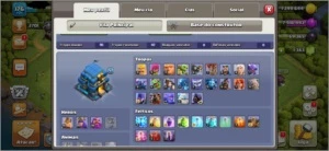 Vila Clash of Clans CV 12 com 5 estrelas