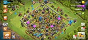 Vila Clash of Clans CV 12 com 5 estrelas