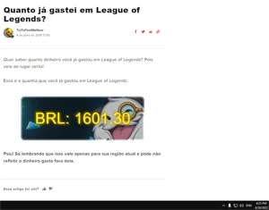 Contas League of Legends e Valorant LOL