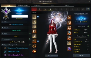 Conta Kazeros Sorc 1560 com runa! - Lost Ark