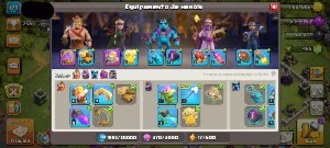 Clash of clans CV13 recém iniciado