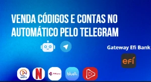 Bot para venda de codigos e contas automatico pelo telegram - Others