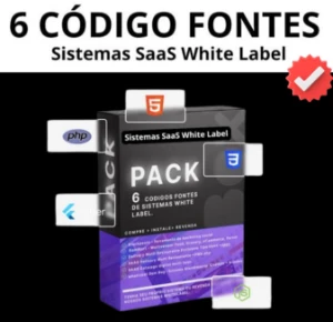 6 Fonte Código Sistema Saas - White Label - Outros