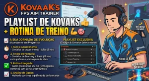 Playlist do KovaaK’s + Rotina de Treinamento - Cursos e Treinamentos