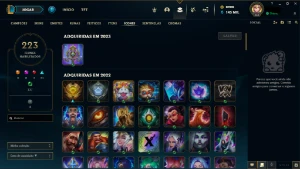 Conta 8K Rp 106 Skins + 60 Frag De Skins - League of Legends LOL