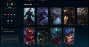 Estou vendendo conta League of legends lv 219. LOL